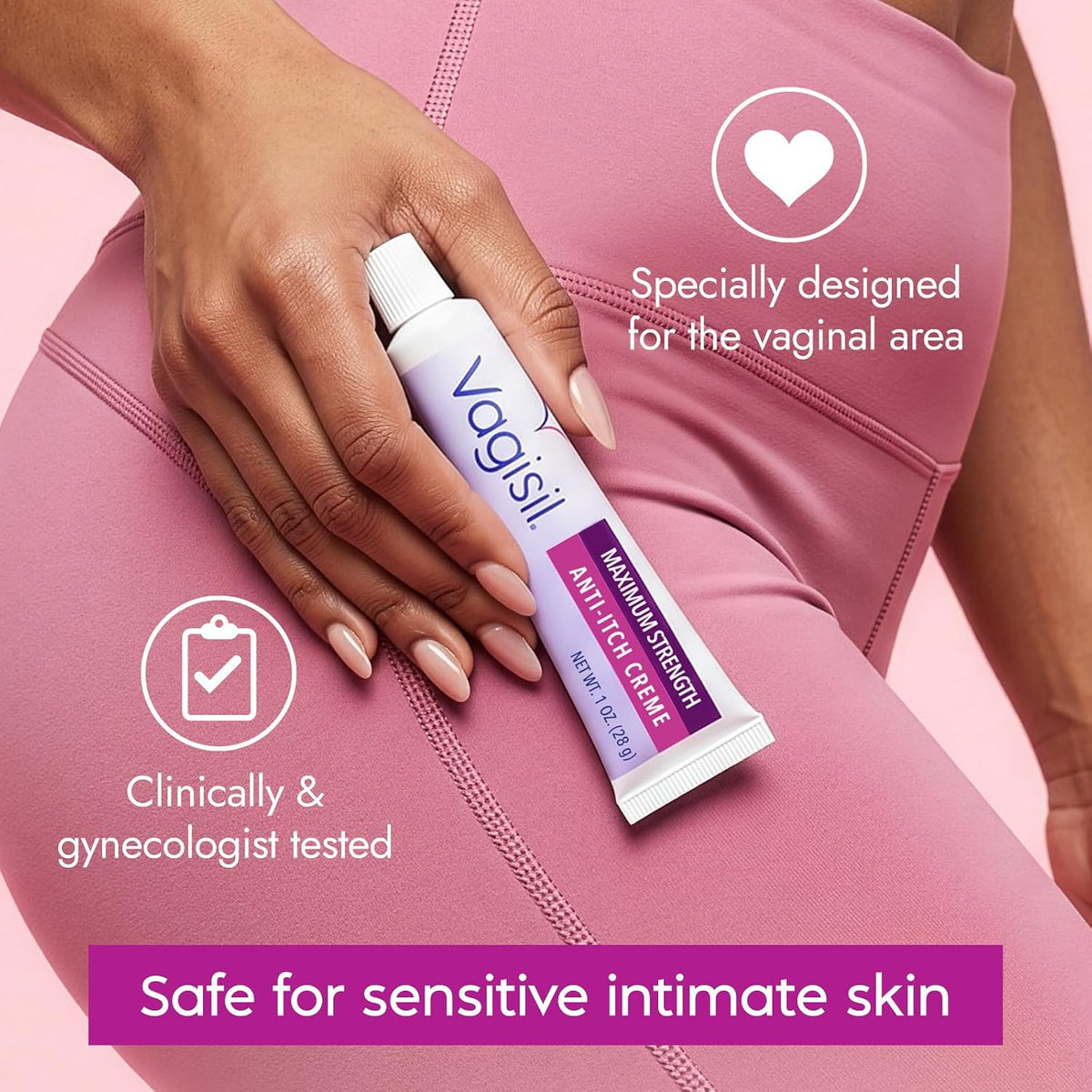 Vagisil Feminine Cream Intimcreme til Kvinder 28g