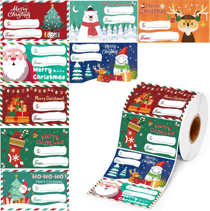 OHOME Julegavemærker 500 Stk.