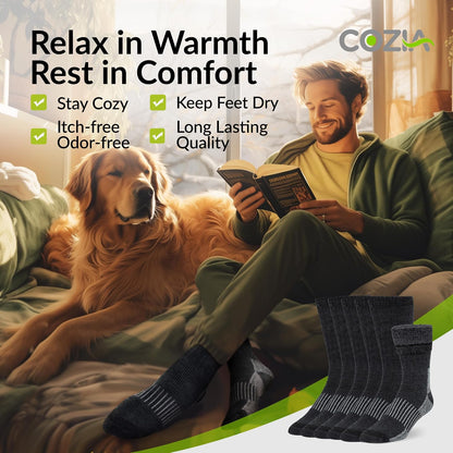 COZIA Unisex Uldsokker Vinter Varm Winter Socks
