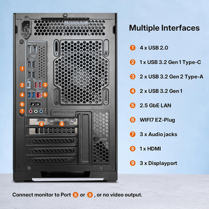 KOTIN Gaming PC Ryzen 7 9700X 1TB SSD KTG60BA797X3250712G