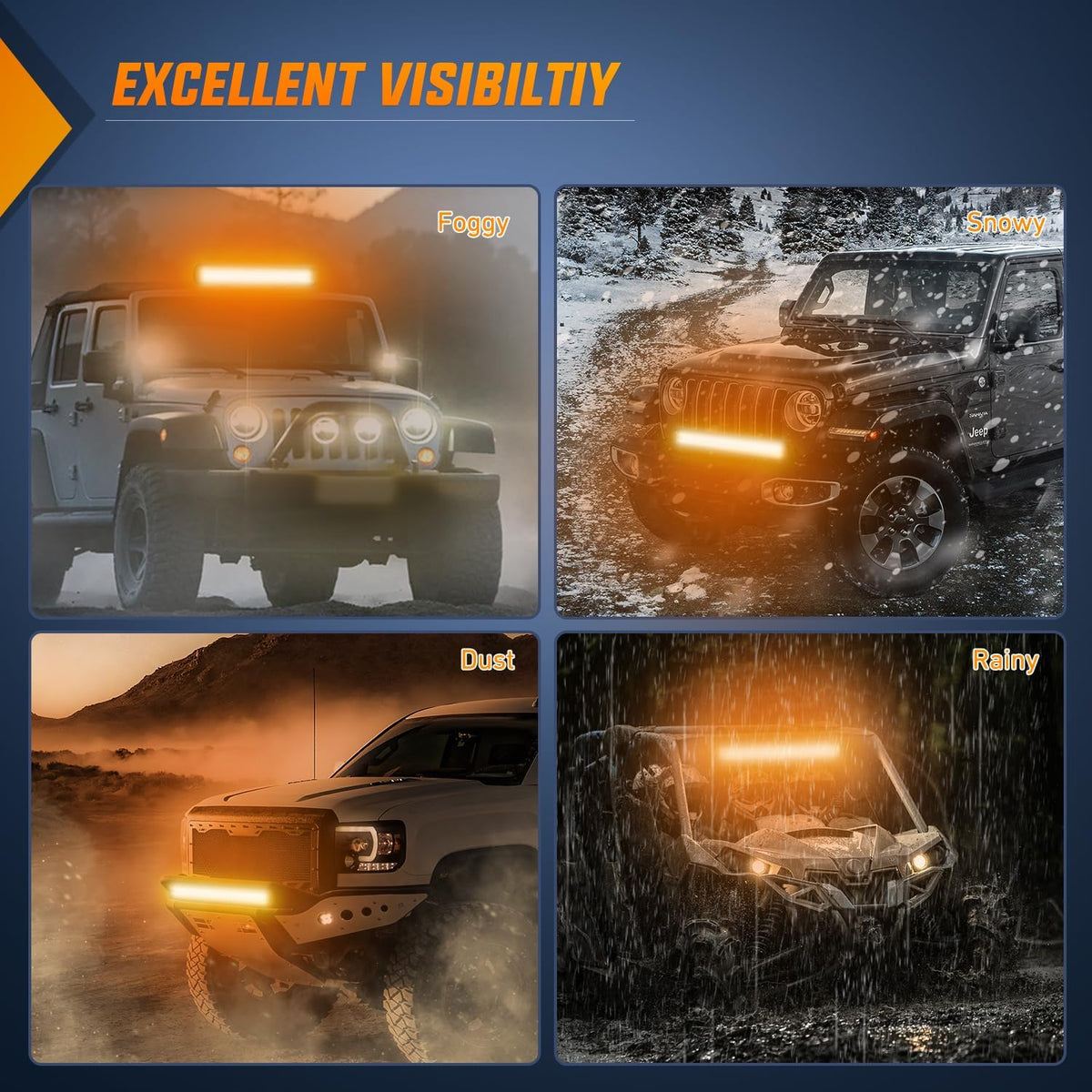 Nilight LED Light Bar 50.8 cm 126W 60214S-A