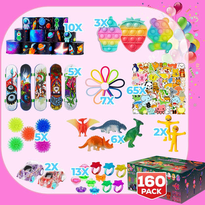 Fidget Sensorisk Legetøjssæt 160 Dele Multi-Fidget3
