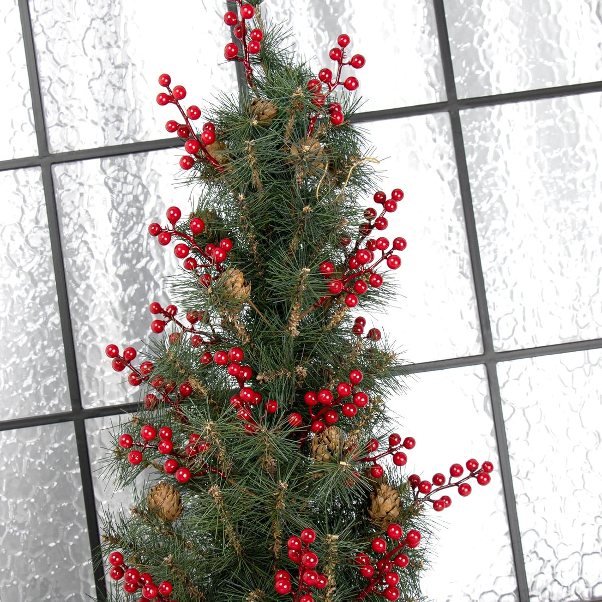 Kunstige Bærgrene Juledekoration 16.5 cm 32 Stk. JX-2343