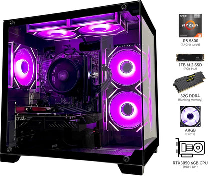 MX350 Gaming PC AMD Ryzen 5 GeForce RTX 3050
