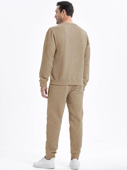 JMIERR Herre Træningssæt Crewneck Joggers 2-Delt