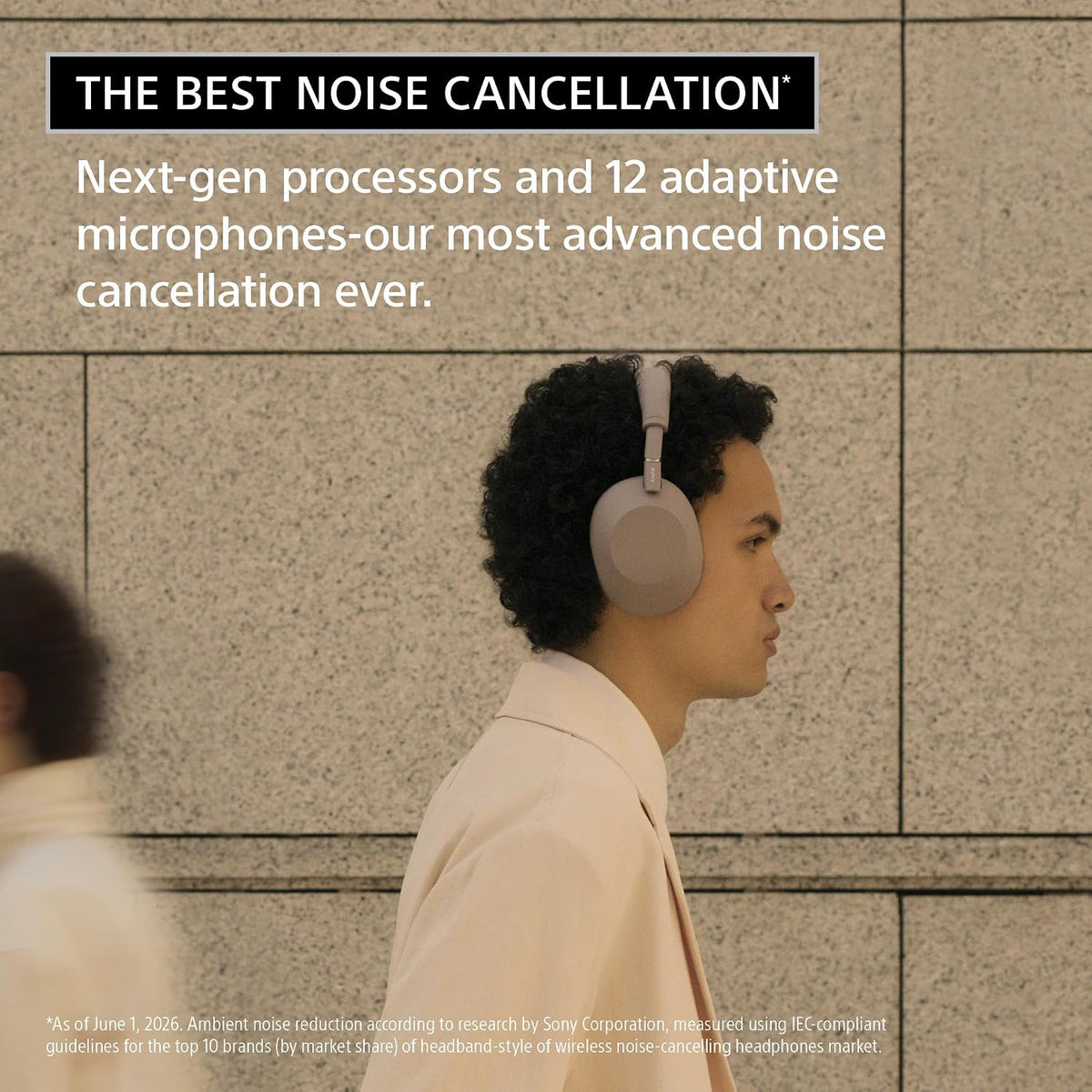 Sony WH-1000XM6 Trådløse Over-Ear Hovedtelefoner WH1000XM6B.UC