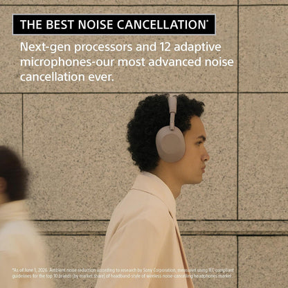 Sony WH-1000XM6 Trådløse Over-Ear Hovedtelefoner WH1000XM6B.UC