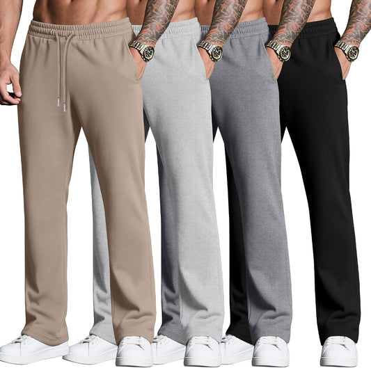 Neer Herre Sweatpants Baggy Letvægt 4-Pak DG-Neer-12674