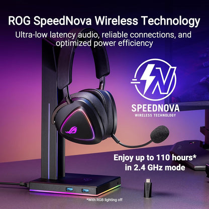 ASUS ROG Delta II Trådløse Over-Ear Gaming Headset A701 ROG DELTA II/BLK