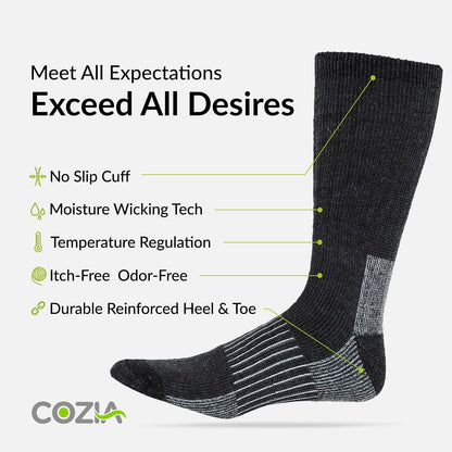 COZIA Unisex Uldsokker Vinter Varm Winter Socks