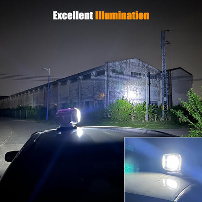 OEOVON Fjernbetjent 360° LED Søgelys til Båd og Lastbil 12V-24V 50W