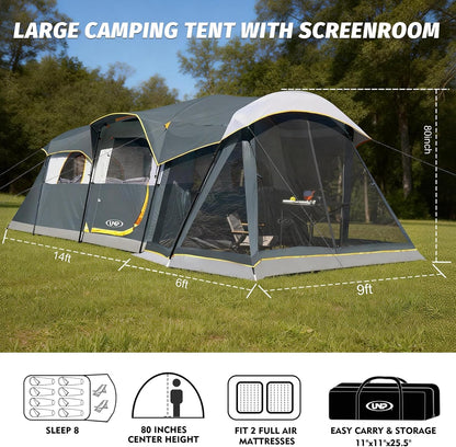 UNP Camping Telt 8 Personer UNP-209080