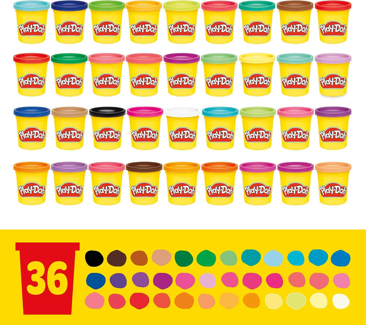 Play-Doh Modellervoks Sæt 36-Pakke 36834