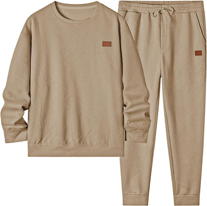 JMIERR Herre Træningssæt Crewneck Joggers 2-Delt