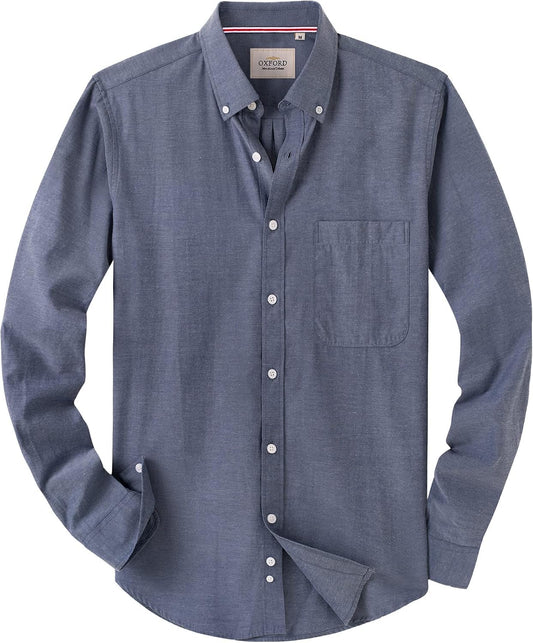 Alimens & Gentle Herre Skjorte Oxford Langærmet Ag H Classic-66