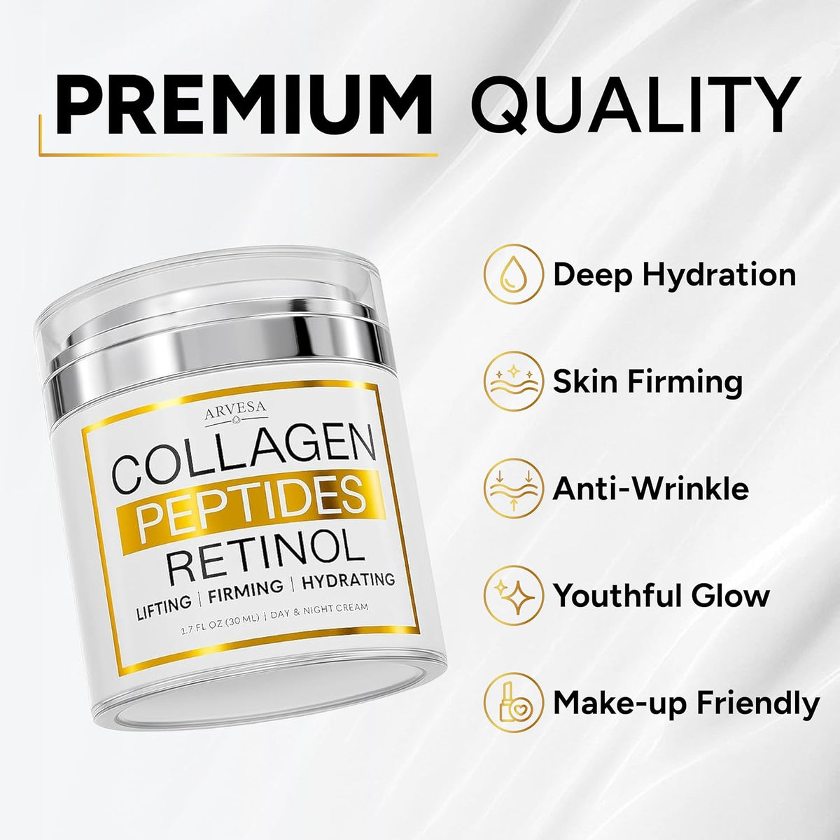Arvesa Retinol Cream Ansigtscreme Fugtighedscreme 50ml CLG