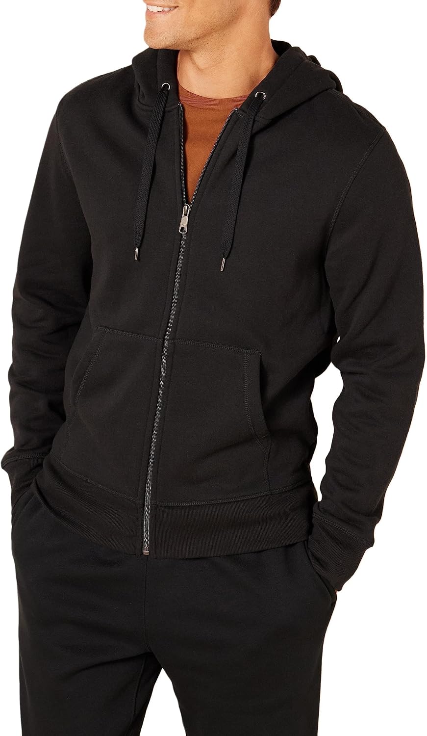 Amazon Essentials Herre Hættetrøje Fleece Lynlås F17AE50002