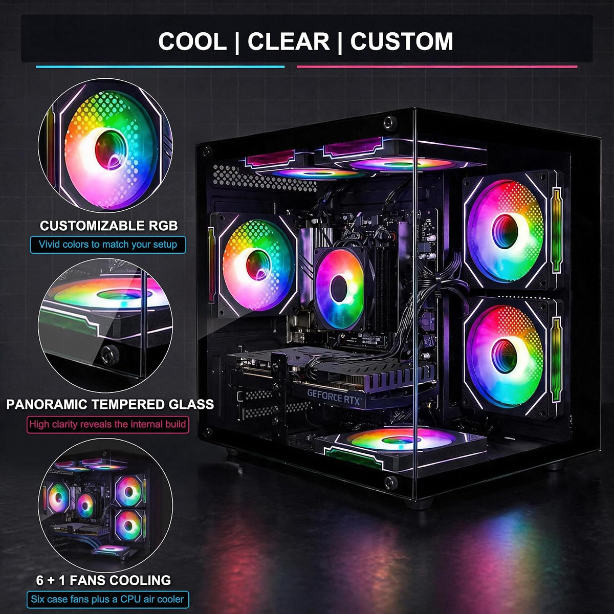 Gaming PC AMD Ryzen 5 5500 RTX 3060 Ti