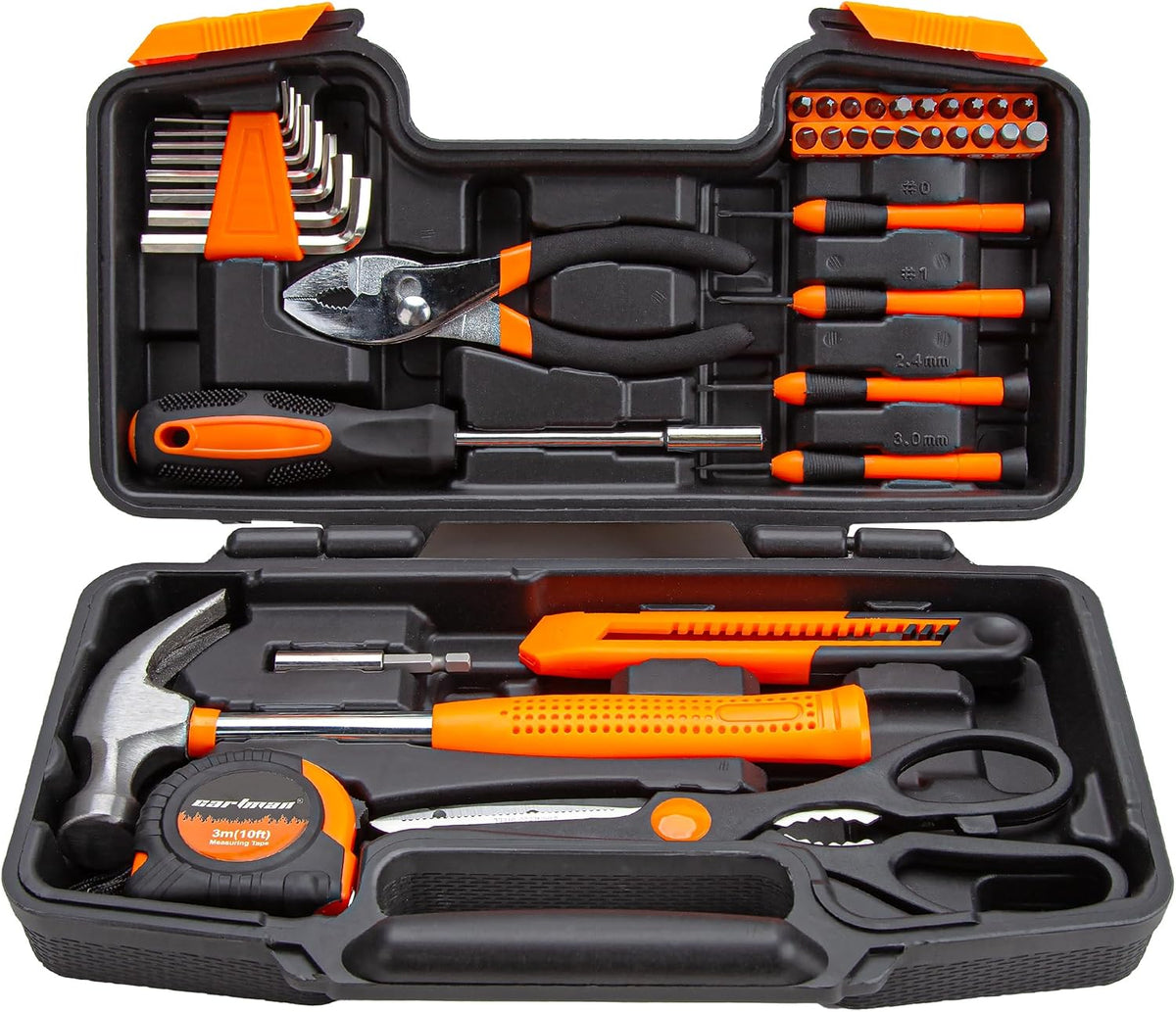 CARTMAN Værktøjssæt 39 Dele Værktøjskasse MX-TK39PC-ORANGE