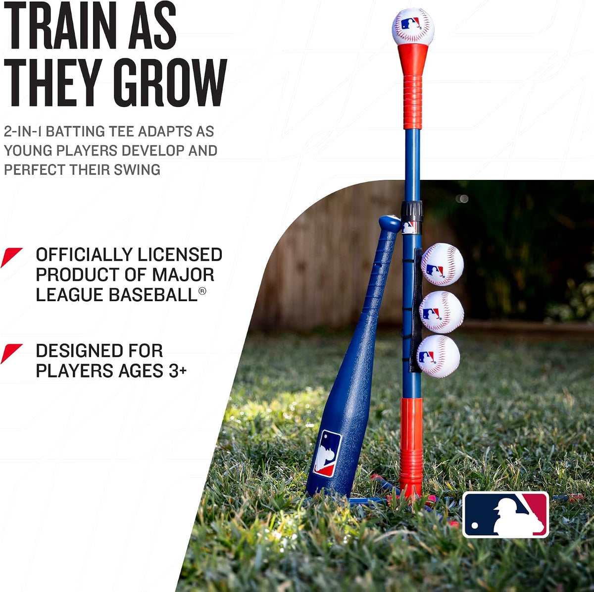 Franklin Sports Grow-with-Me Børne Batting Tee Sæt