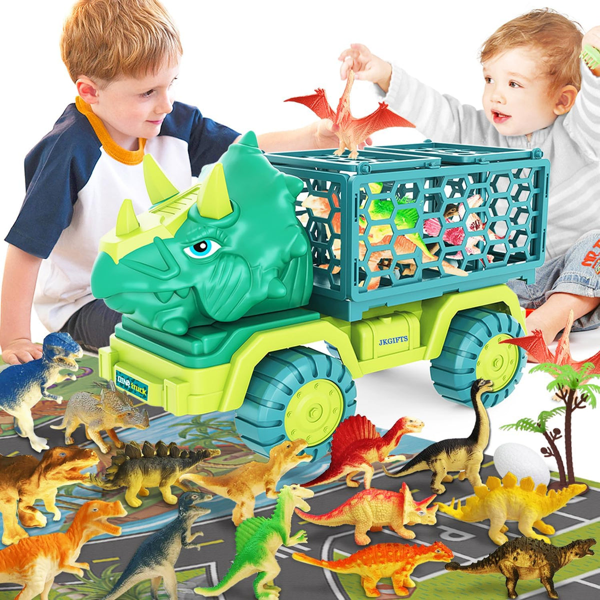 JKGIFTS Dinosaur Lastbil Legetøjssæt 8803B
