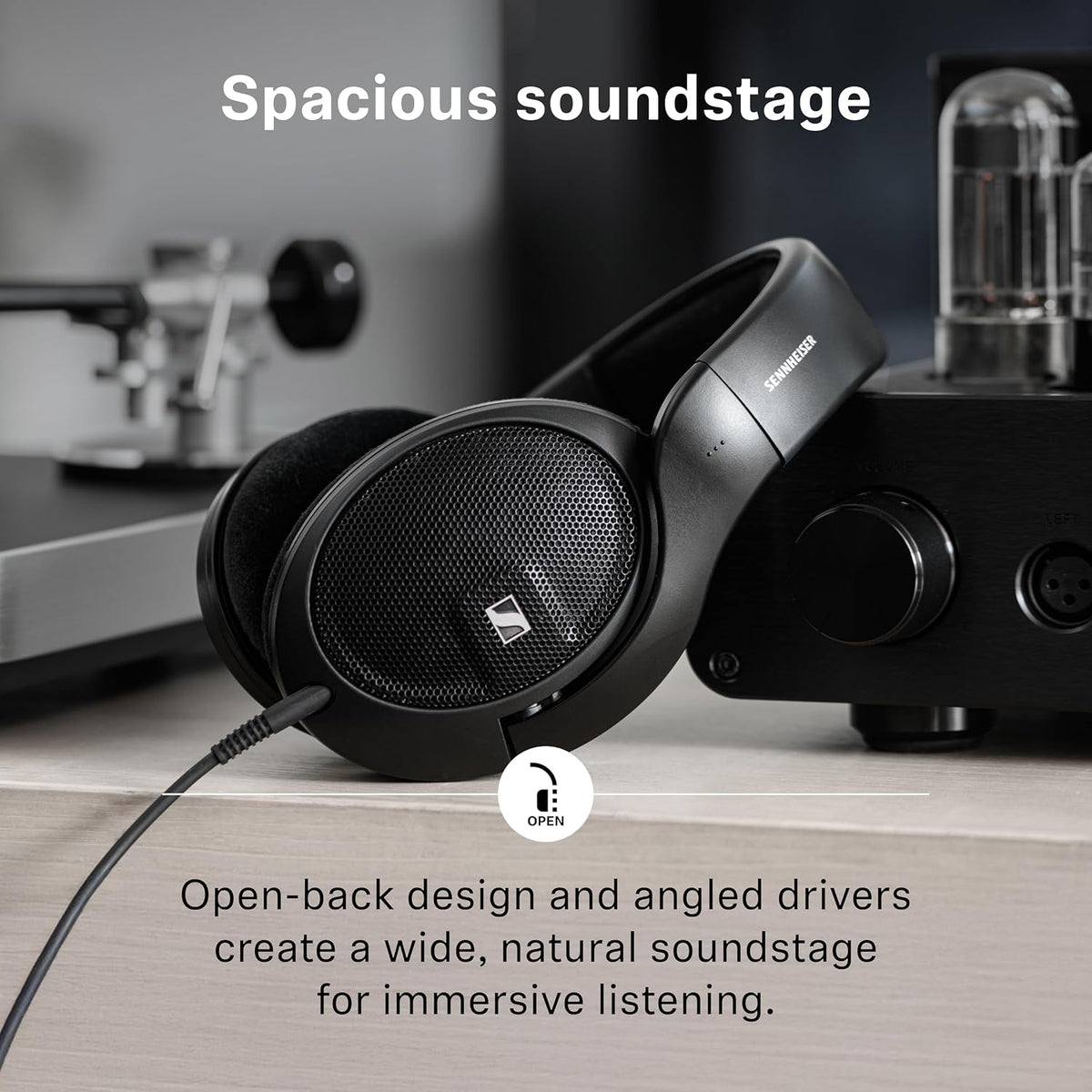 Sennheiser HD 560S Kablede Over-Ear Hovedtelefoner HD 560S