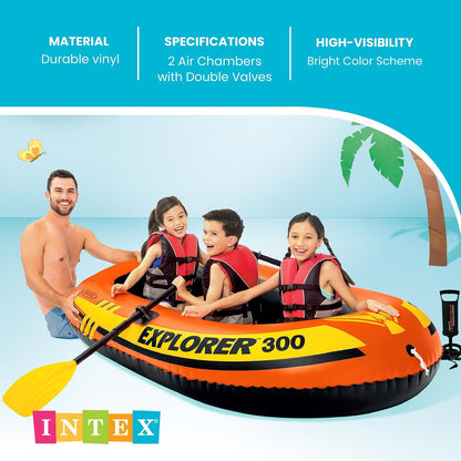 INTEX Explorer Oppustelig Båd 58332EP