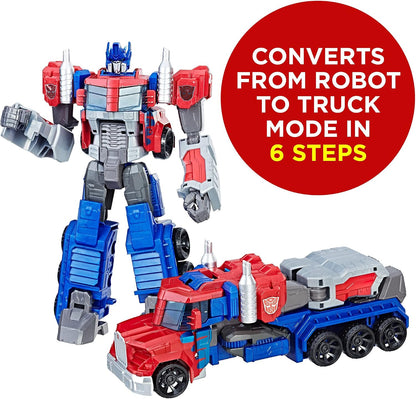 Transformers Cyber Commander Series Optimus Prime Actionfigur 27,9 cm