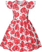 WonderBabe Piger Kjole A-Line Midi Casual