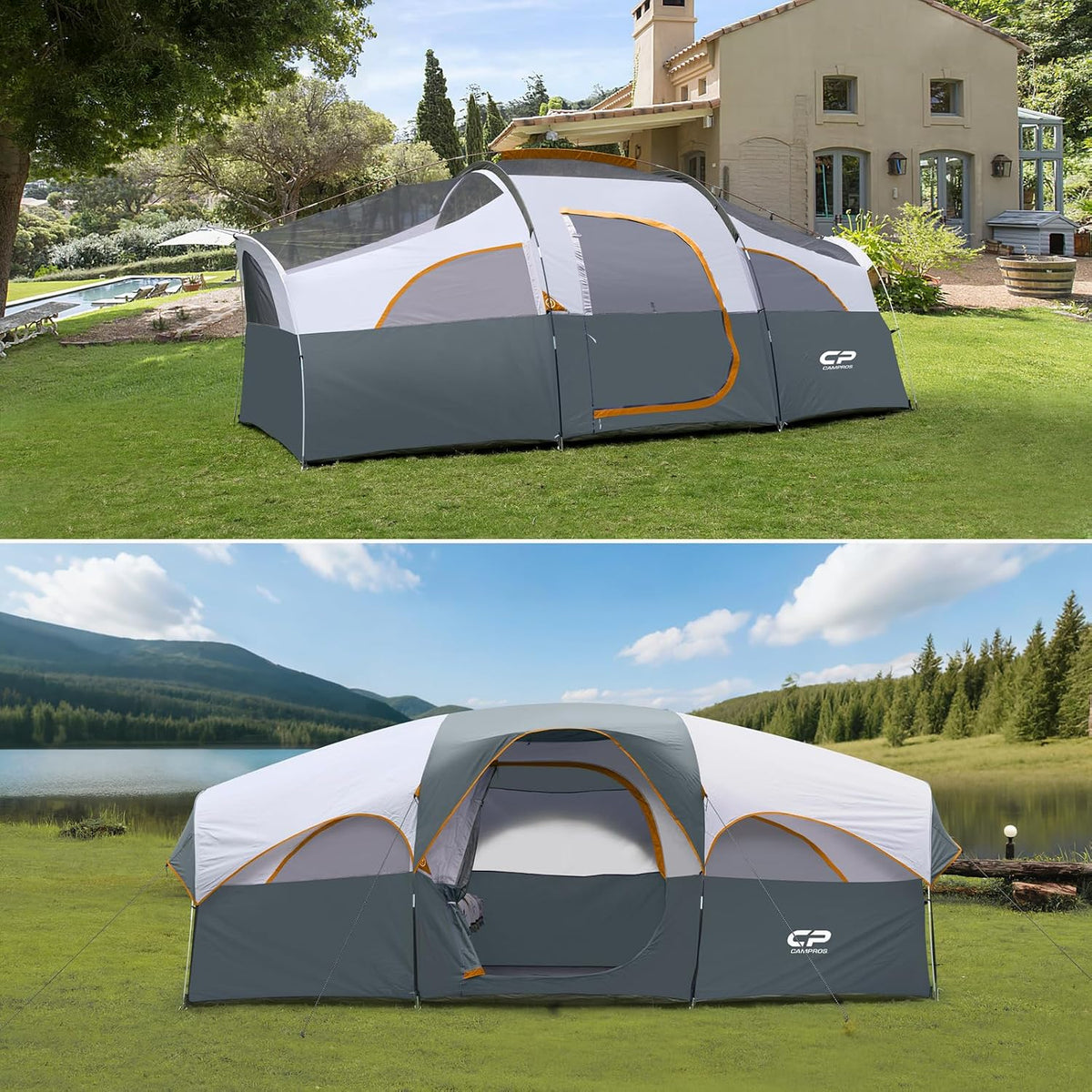 CAMPROS CP Camping Telt 8 Personer CP-140972