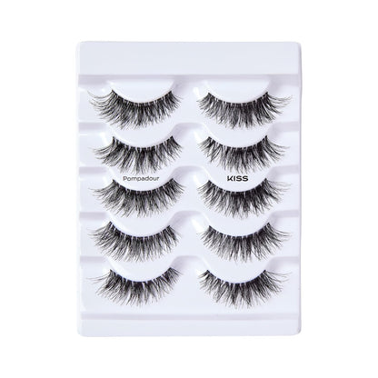 KISS So Wispy Pompadour Falske Øjenvipper til Kvinder 16mm KBLM02