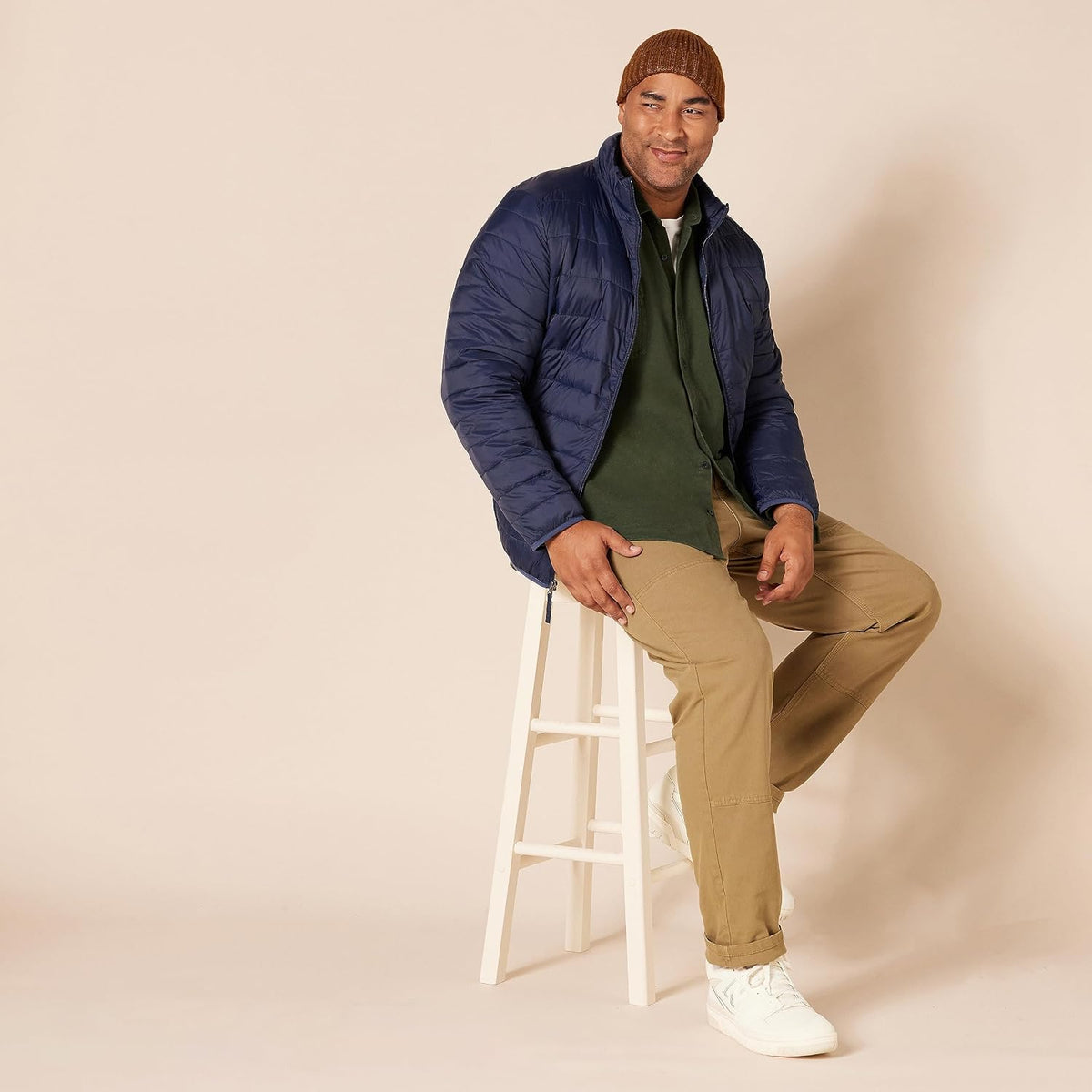 Amazon Essentials Herre Skjorte Flannel Langærmet MAE25001FL18