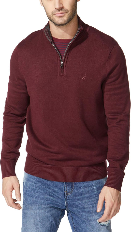 Nautica Herre Striktrøje Quarter-Zip S01803