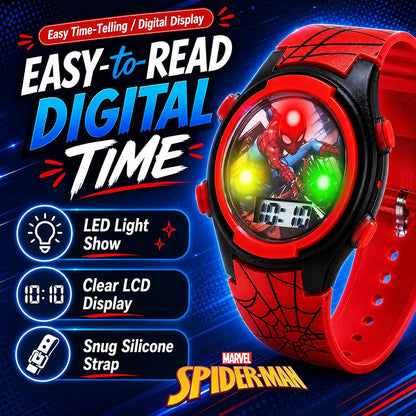 Accutime Marvel Spider-Man Børneur Digitalt Display