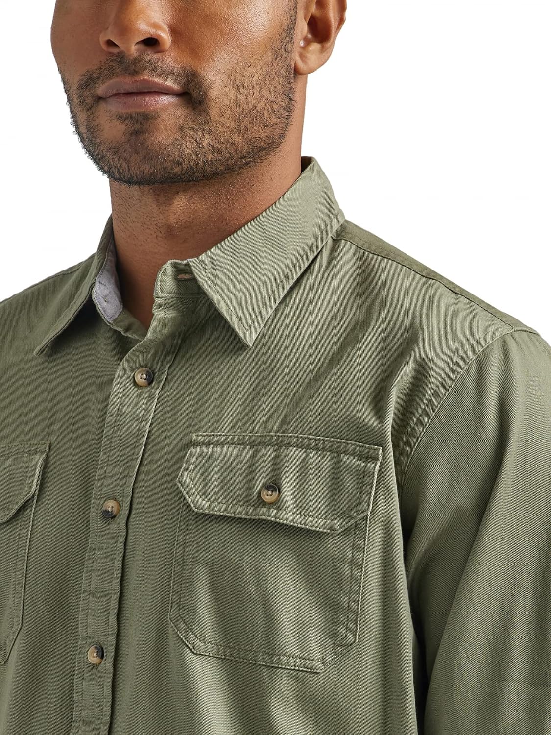 Wrangler Authentics Herre Skjorte Classic Vævet Langærmet ZHCLBG1