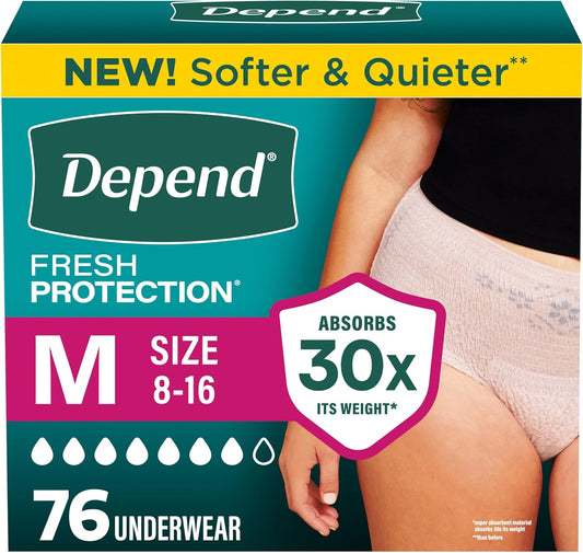 Depend Fresh Protection Inkontinensunderbukser til Kvinder