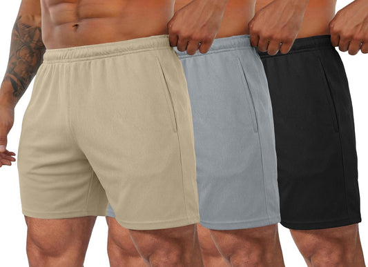 COOFANDY Herre Træningsshorts Mesh Athletic Letvægt