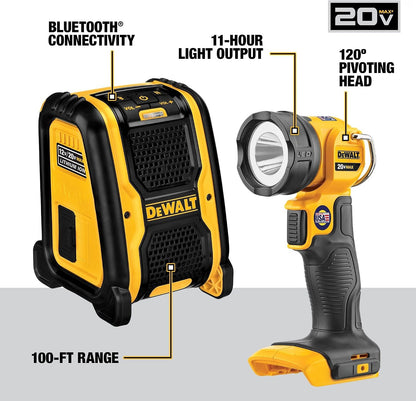 DEWALT Værktøjssæt Kulfri 10 Dele 20V MAX DCK1021D2