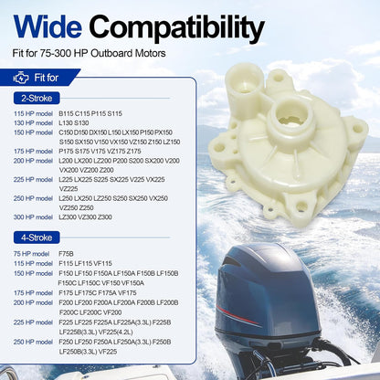 MARKGOO Vandpumpehus til Yamaha 75-300HK 61A-44311-01-00