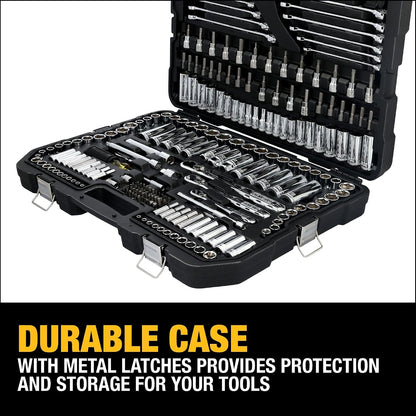 DEWALT Mekanikersæt Skraldenøgler Og Toppe 1/4" 3/8" 1/2" DWMT81535