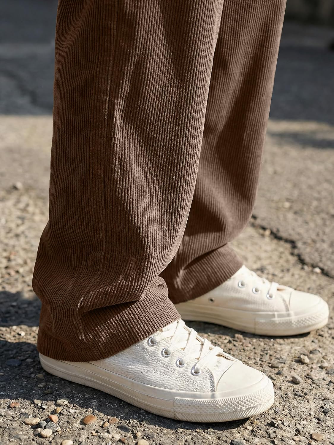 JMIERR Herre Fløjlsbukser Wide Leg Baggy Sweatpants