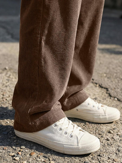 JMIERR Herre Fløjlsbukser Wide Leg Baggy Sweatpants