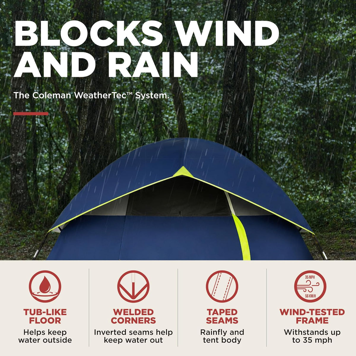 Coleman Sundome Camping Telt 2207036