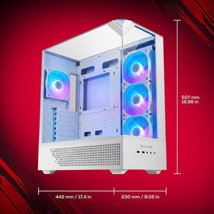 iBUYPOWER Element Gaming PC Ryzen 9 7900X RTX 5070 EWA9N5702