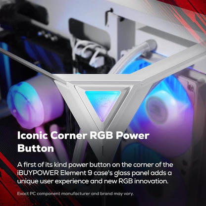 iBUYPOWER Element Gaming PC Ryzen 9 7900X RTX 5070 EWA9N5702