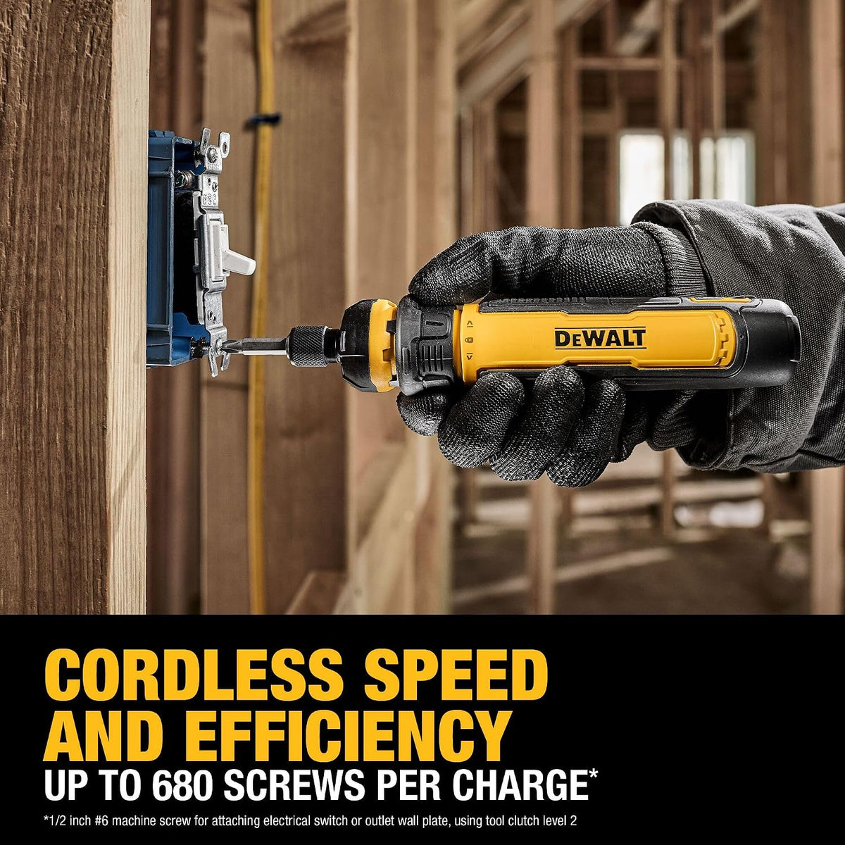 DEWALT Batteridrevet Skruetrækker 4V med 12 Bits DWHT66719