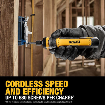 DEWALT Batteridrevet Skruetrækker 4V med 12 Bits DWHT66719