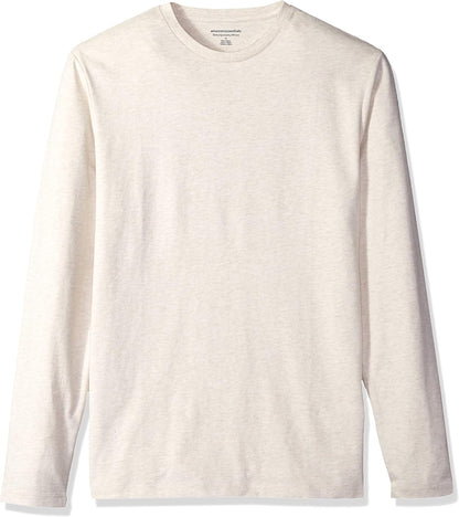 Amazon Essentials Herre T-Shirt Langærmet Slim-Fit Bomuld MAE45005SP18