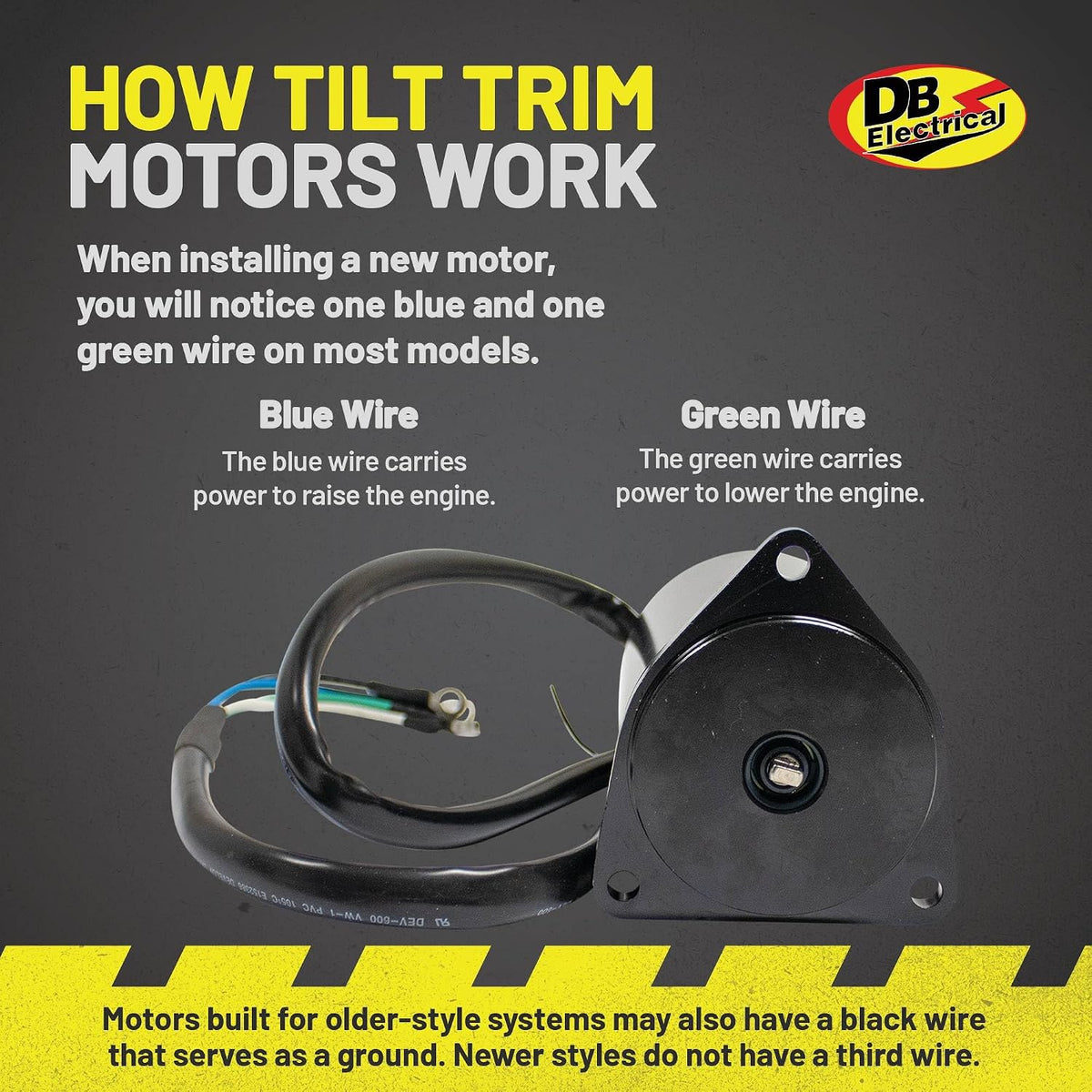 DB Electrical Tilt/Trim Motor til Yamaha 250ETX 250TUR 430-22080