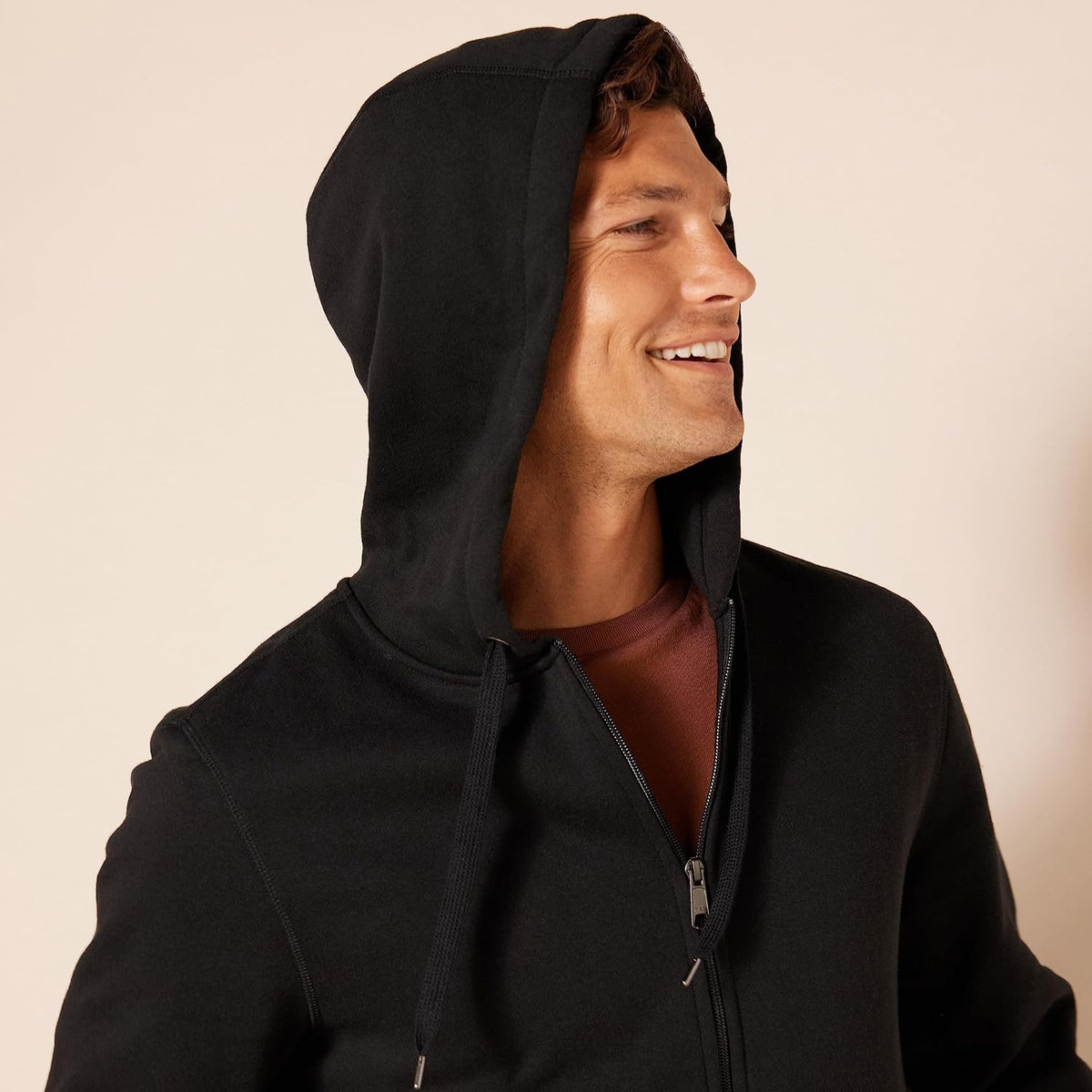 Amazon Essentials Herre Hættetrøje Fleece Lynlås F17AE50002